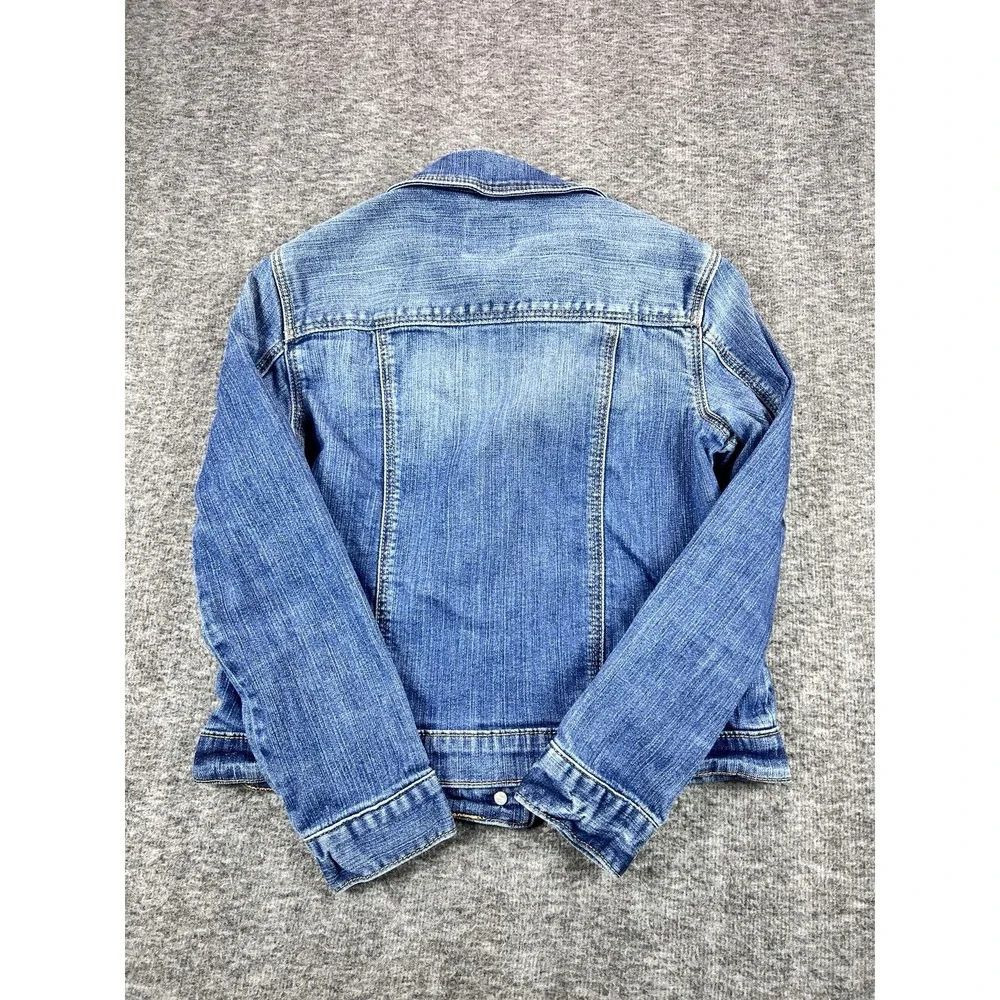 Gap Kids Denim‎ Jacket Size L 10-11 Blue Stretch Jean Trucker Classic